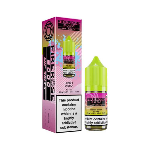 Elux Fire Rose 5000 - Hubbla Bubbla - Nic Salt E-Liquid – 10ml
